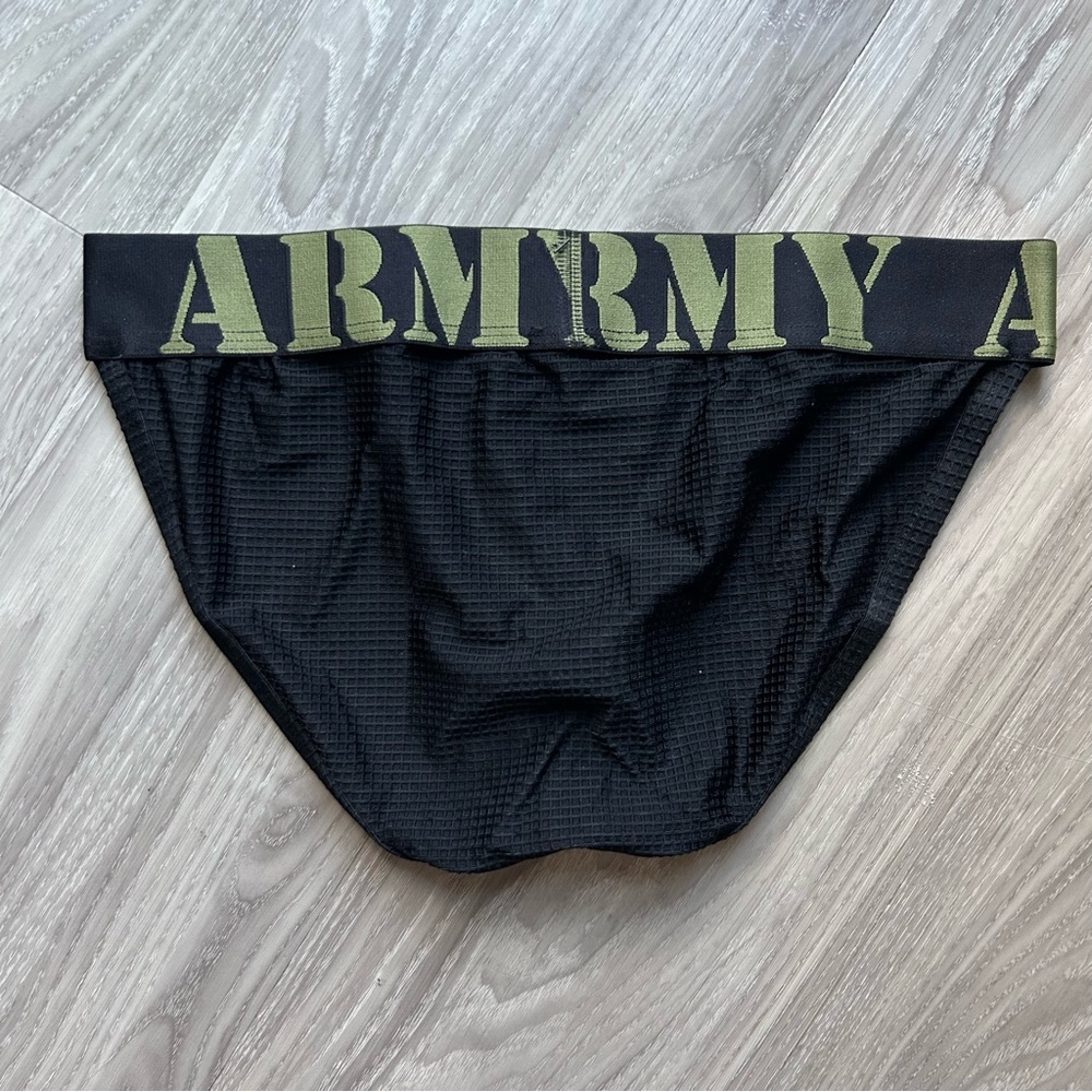 Andrew Christian | Military Brief in Black Army Green (Medium) - Picture 9 of 16